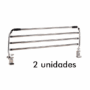 Barandillas plegables Milano de 4 barras cromadas
