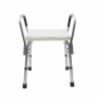 Silla de ducha con reposabrazos acolchados