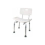 Silla de ducha de aluminio