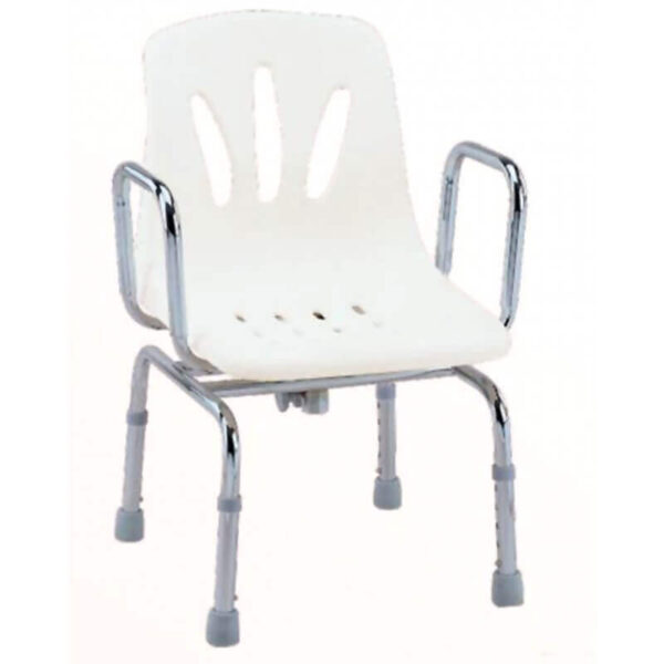 Silla giratoria de ducha inoxidable